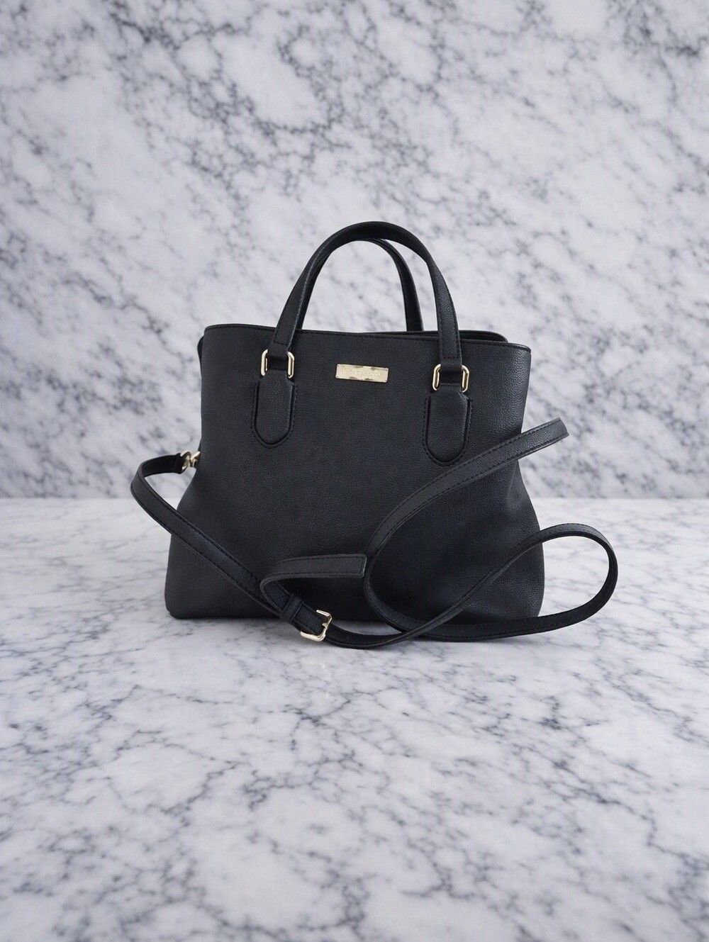 Kate Spade New York Evangelie Laurel satchel Black